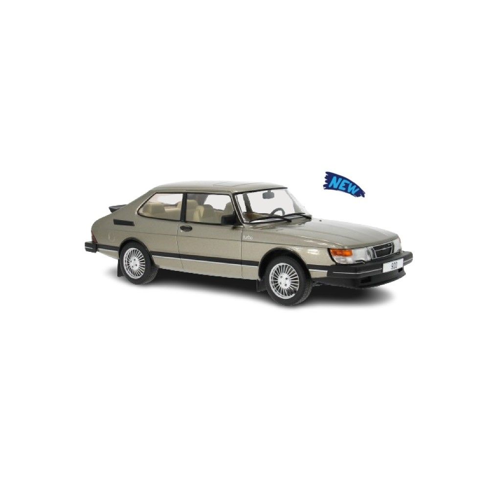 1/18 - Saab 900 Turbo, cinza, 1981