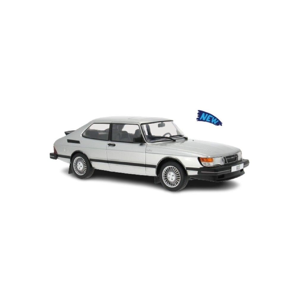 1/18 - Saab 900 Turbo, prata, 1981