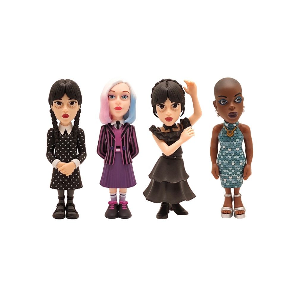 Fig.7cm Wednesday - Pack de 4 Figuras