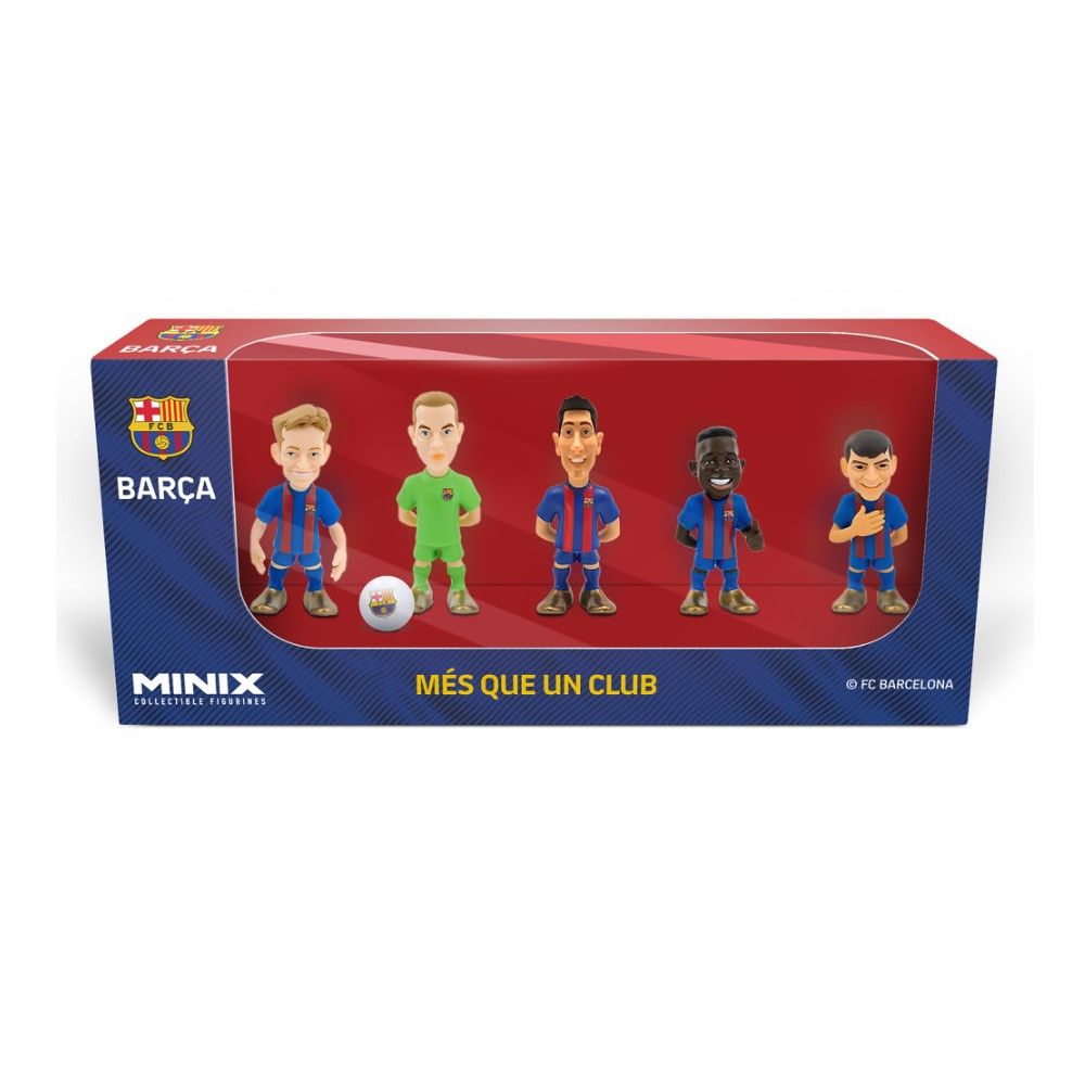 Fig.7cm FCBarcelona - Pack de 5 figuras