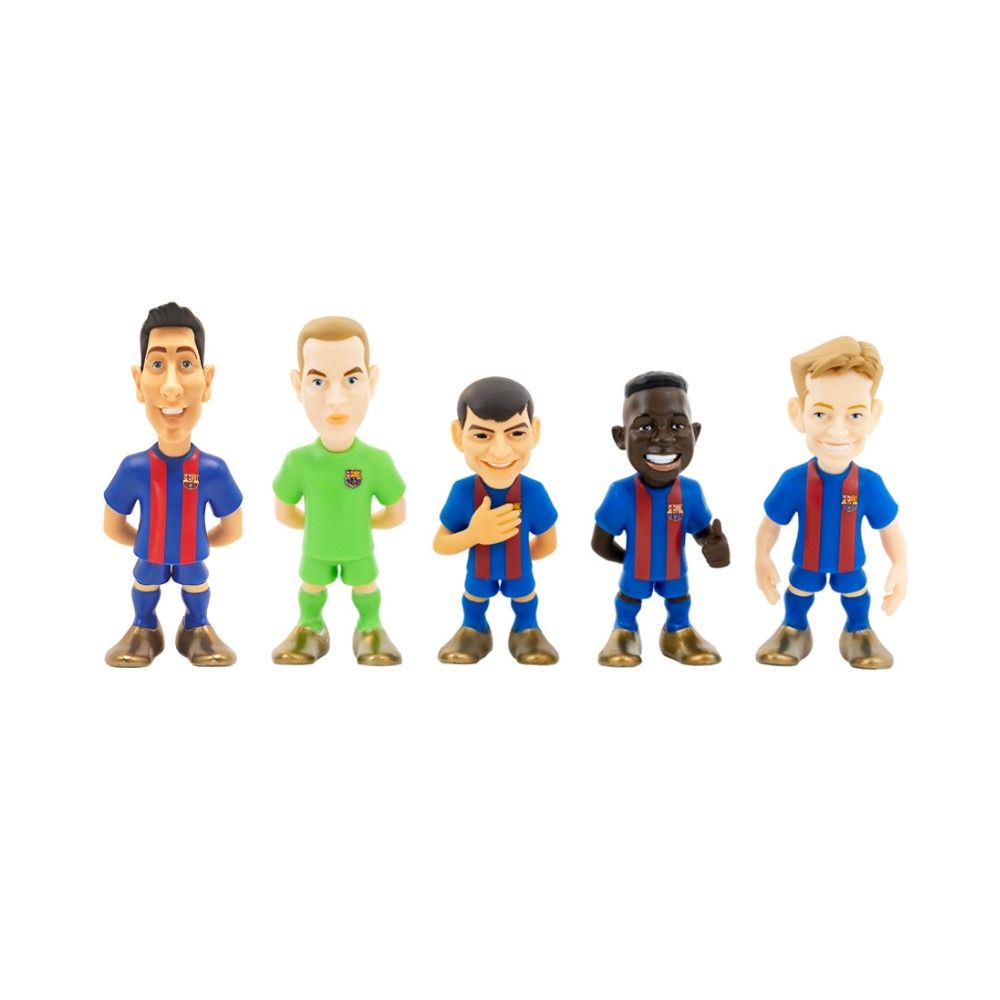 Fig.7cm FCBarcelona - Pack de 5 figuras