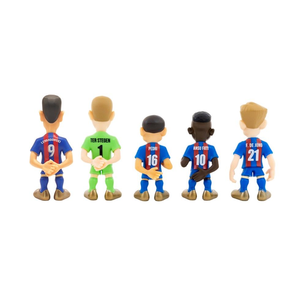 Fig.7cm FCBarcelona - Pack de 5 figuras