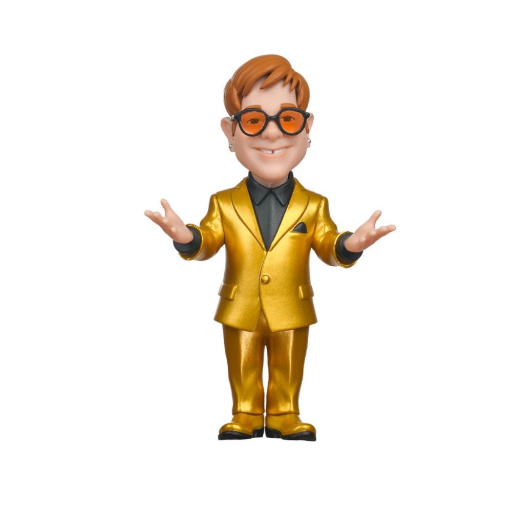 Fig.12cm Elton John Fato dourado