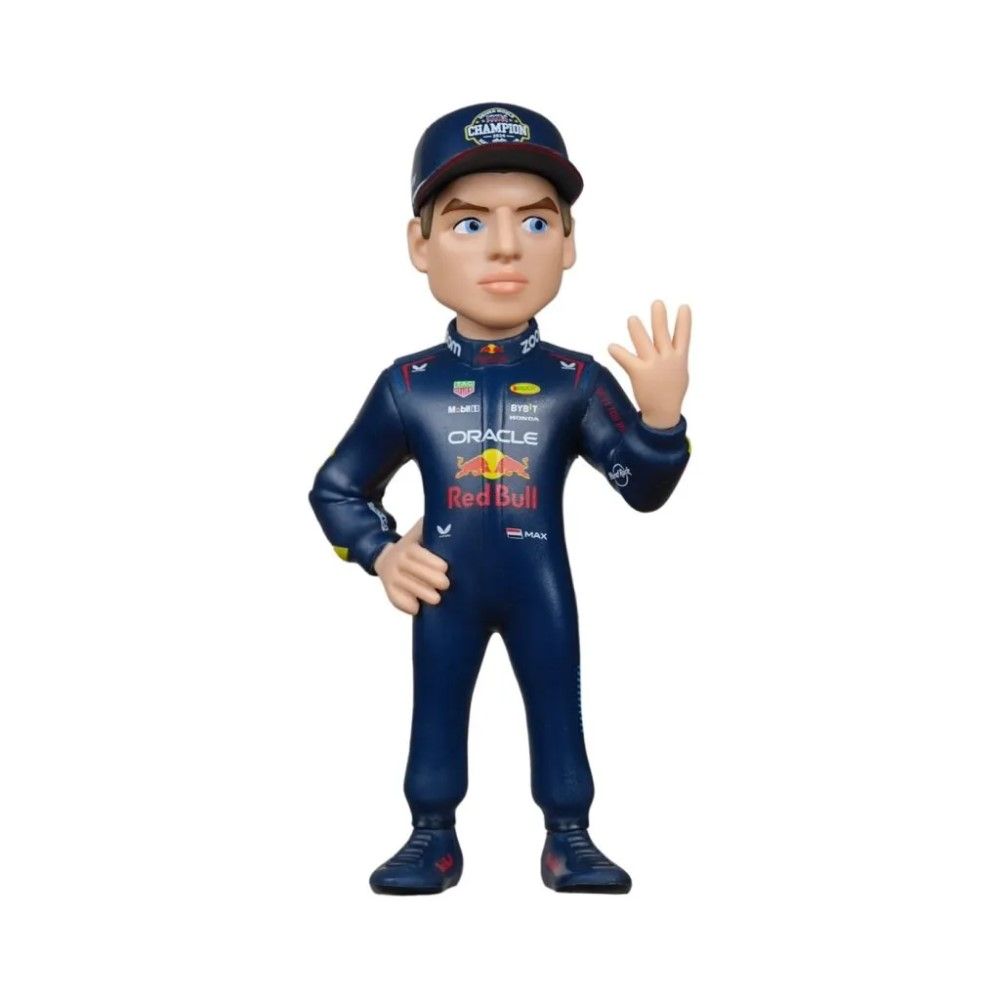 Fig.12cm Fórmula 1 Red Bull - Max Verstappen Tetra Campeão do Mundo