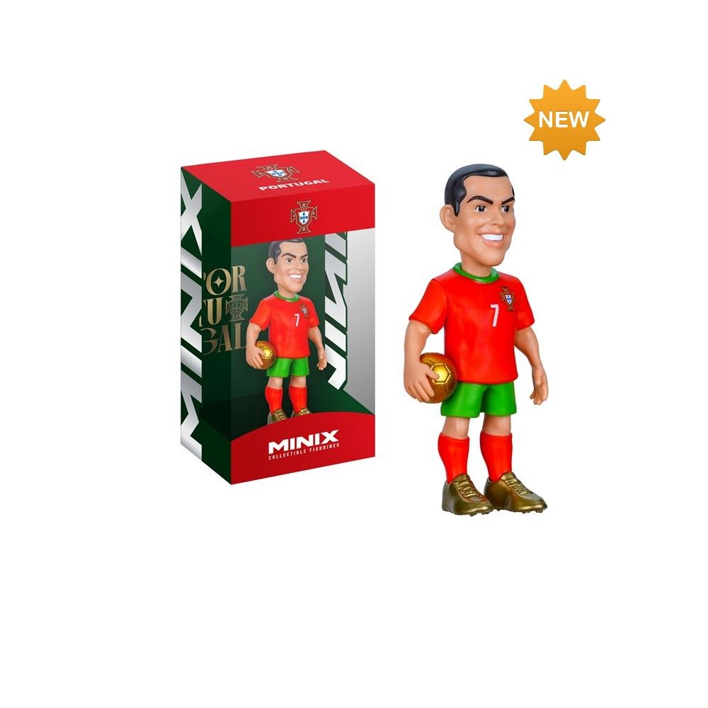 Fig.12cm Portugal - Cristiano Ronaldo (c/ bola de Ouro)