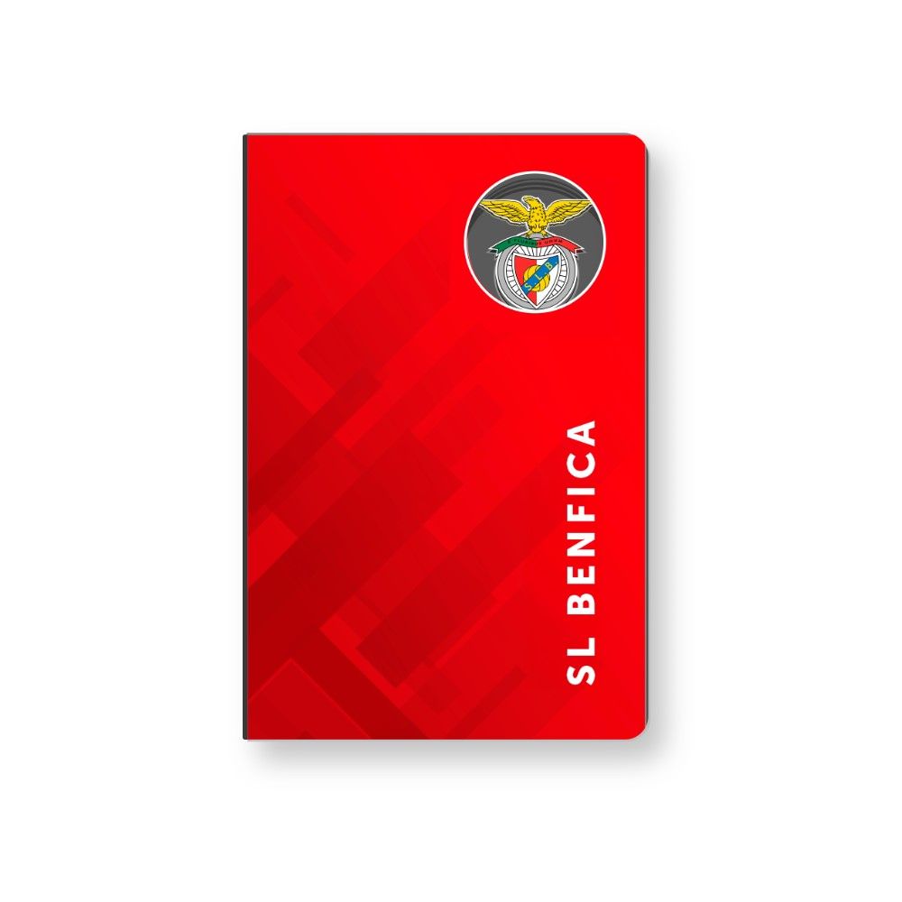 SLBenfica - Caderno de Notas A5 com emblema em 3D