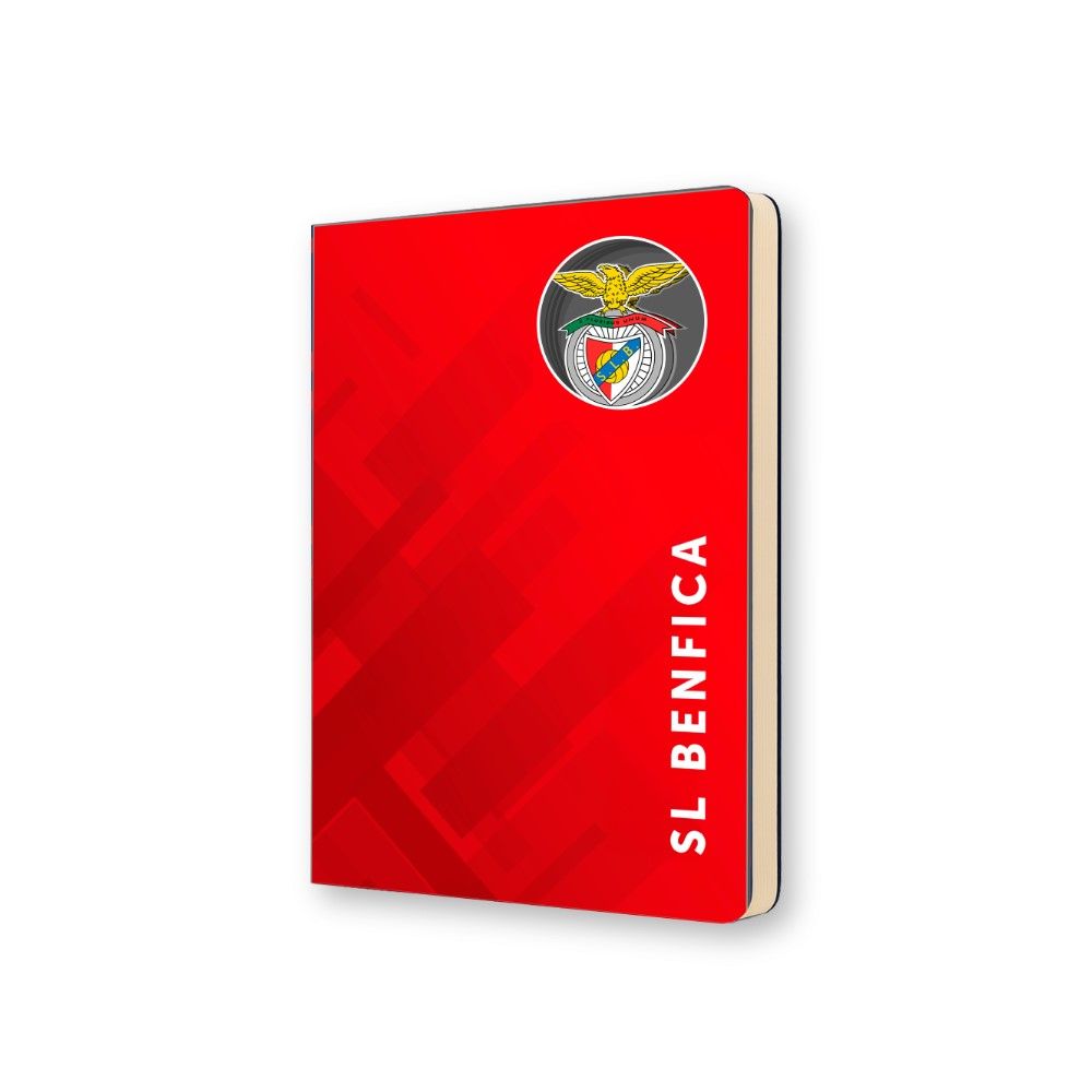SLBenfica - Caderno de Notas A5 com emblema em 3D