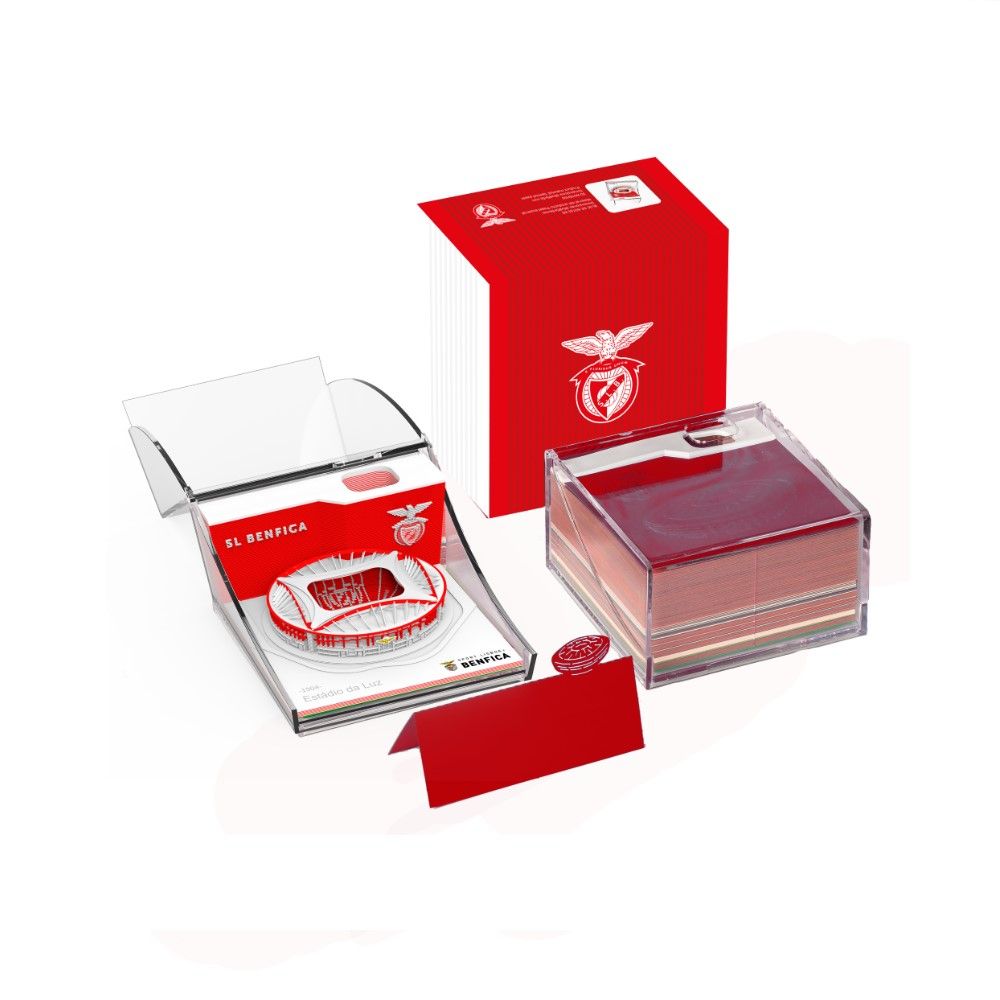 SLBenfica - Bloco de Notas com Estádio em 3D
