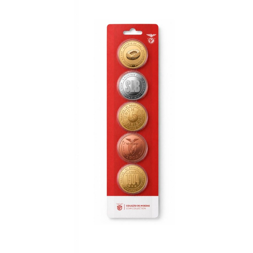 SLBenfica - Pack de 5 Moedas