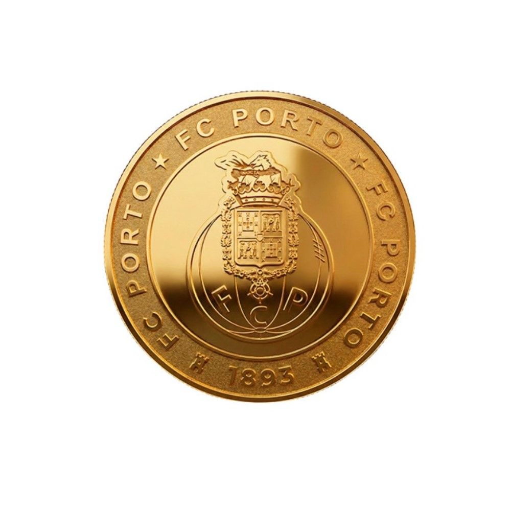 FCPorto - Moeda Emblema detalhado, Ouro