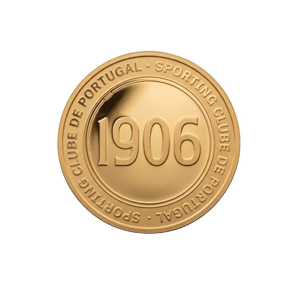 Sporting CP - Moeda Ano Fundação 1906, Ouro