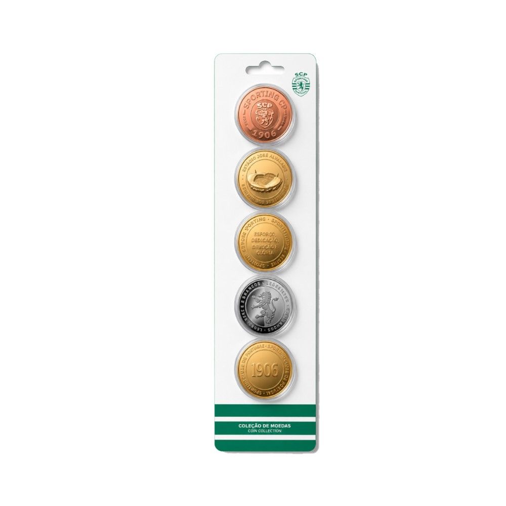 Sporting CP - Pack de 5 Moedas