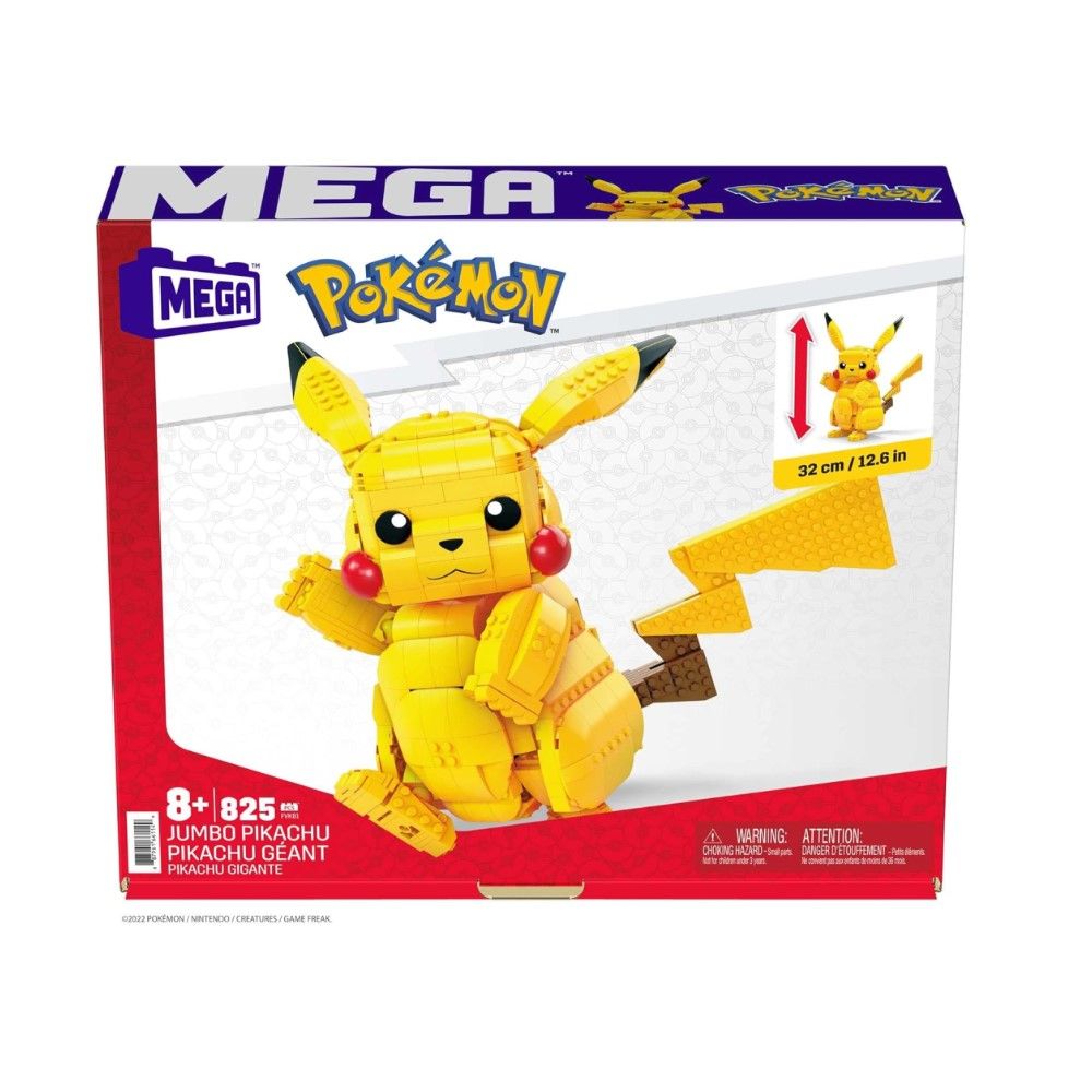 Mega Set de Construção Pikachu (825 pcs)
