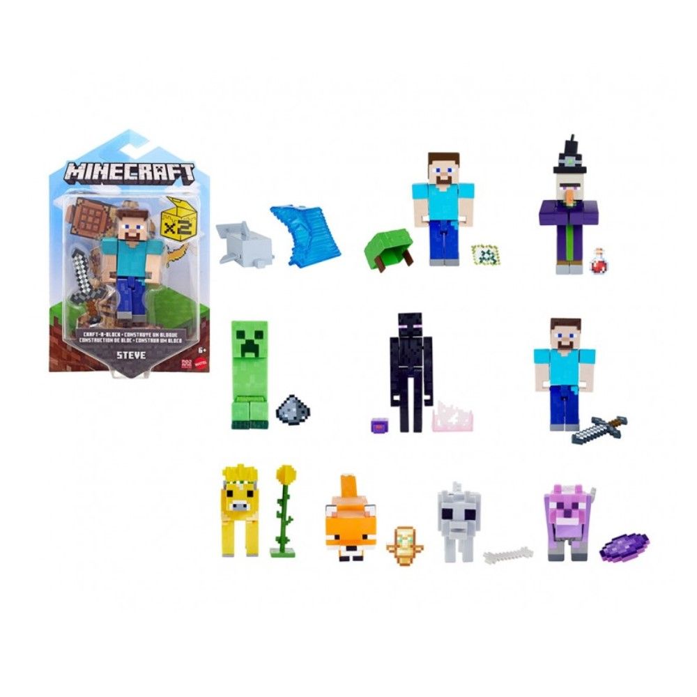 Sortido de Figuras Minecraft 8cm