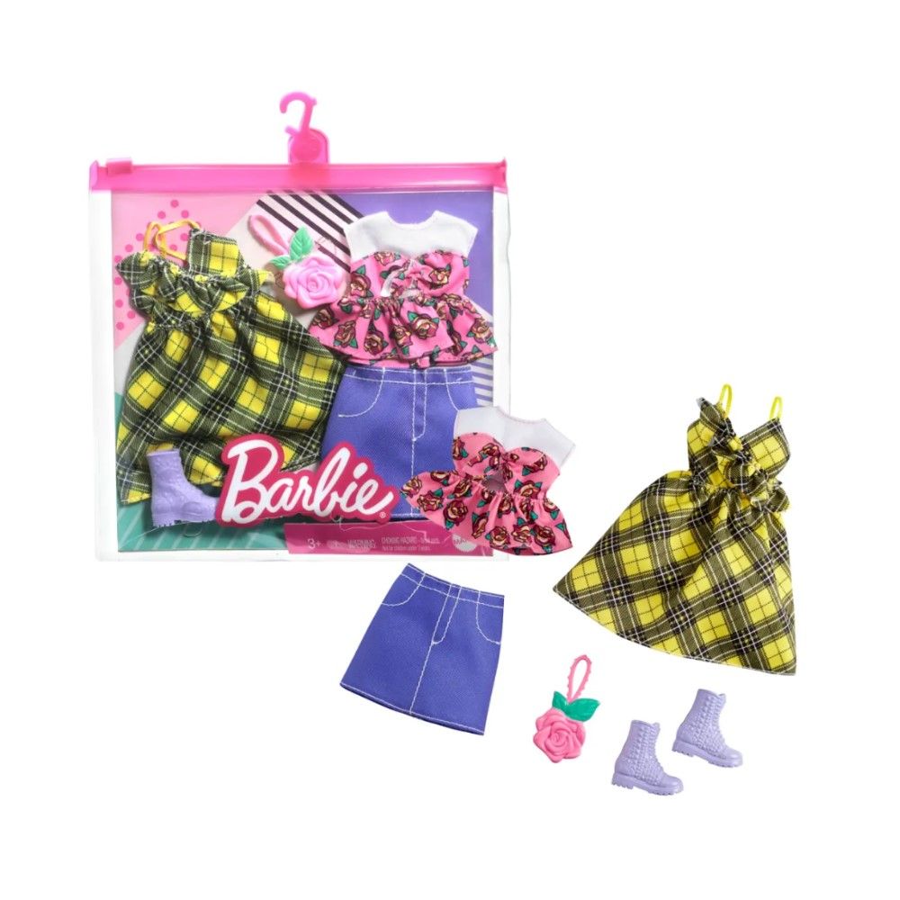 Roupas e acessórios da Barbie