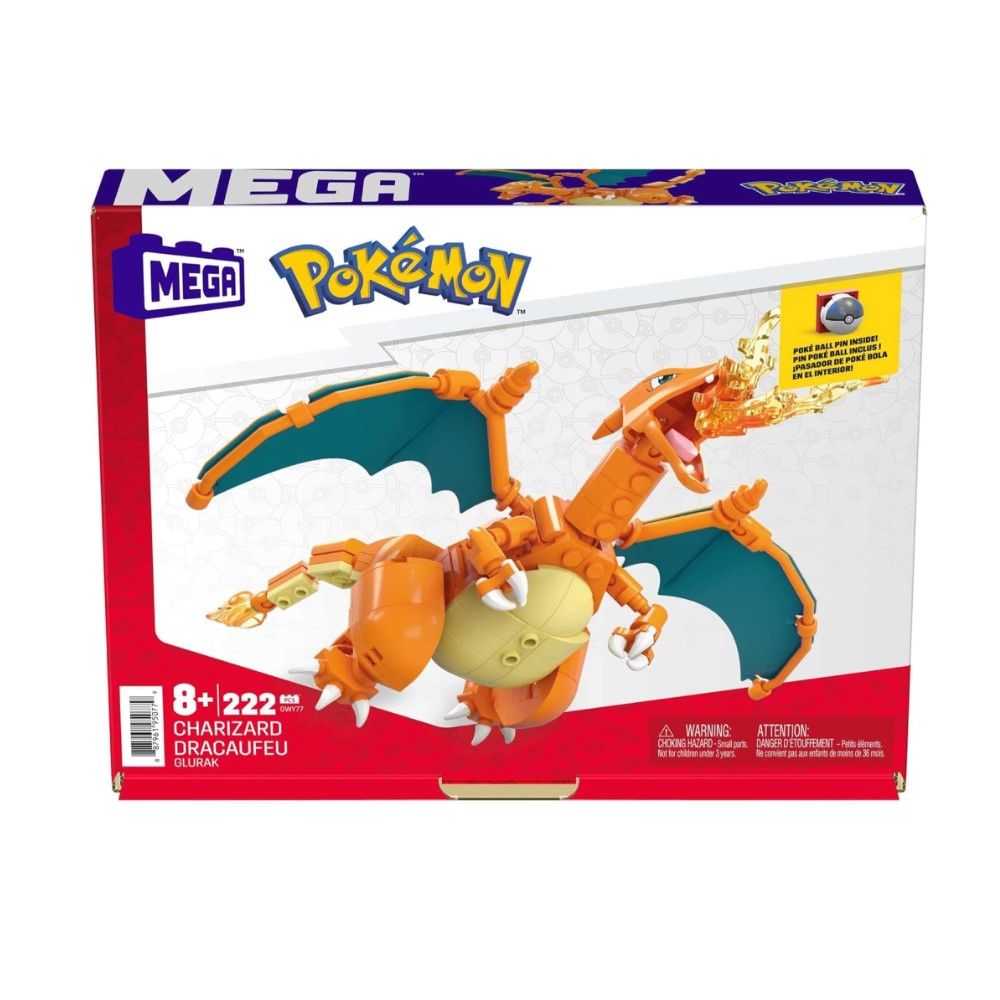 Set Mega Construção Charizard (222 pcs)