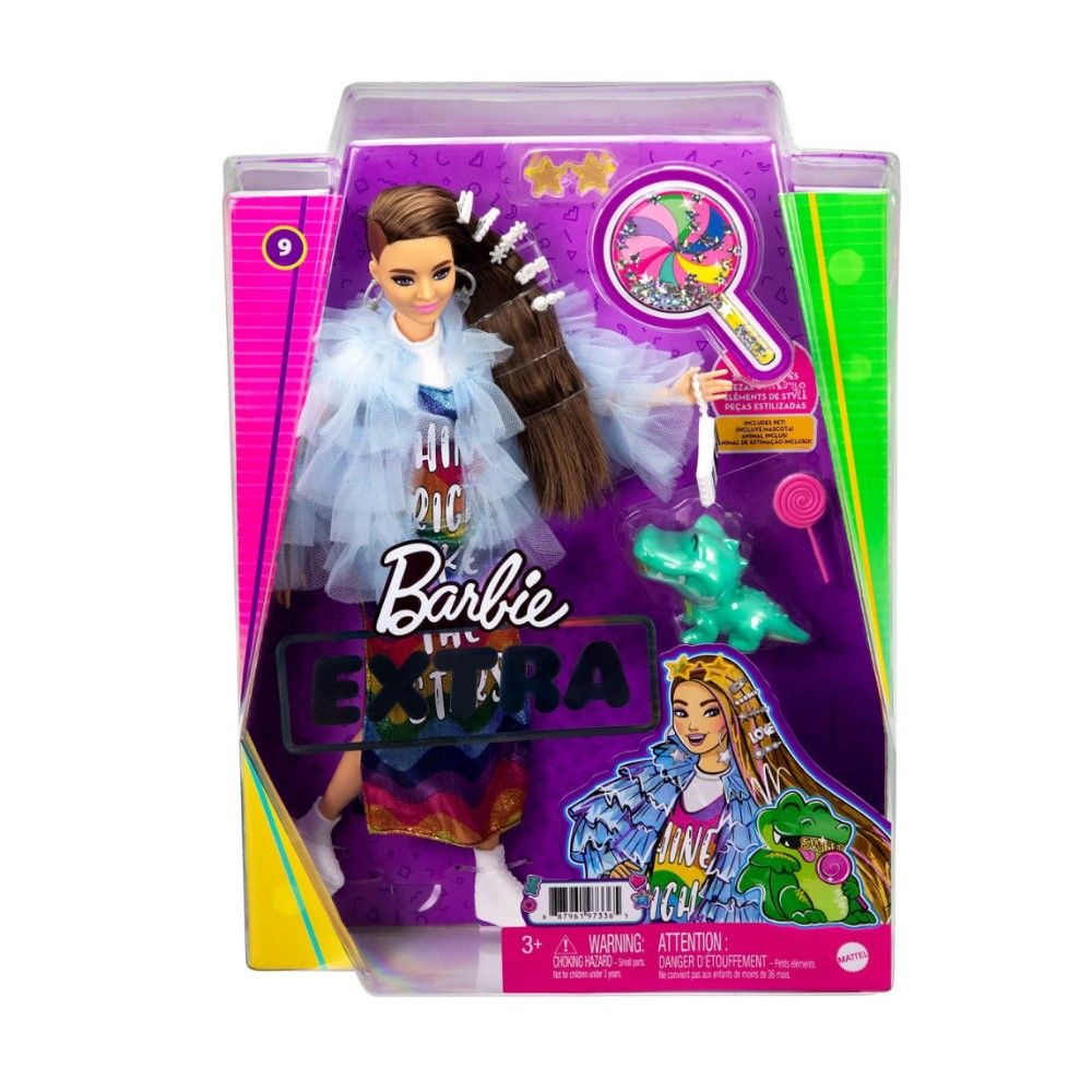 Barbie Extra Fashionista - Vestido Arco-Iris