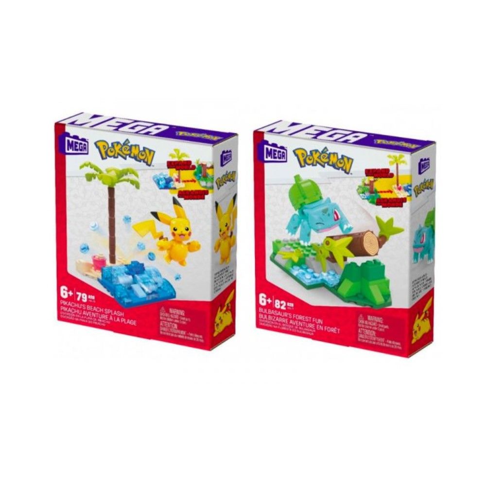 Sortido Pokémon - Pikachu e Bulbasaur