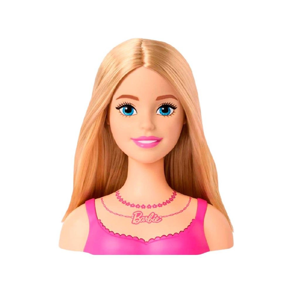 Busto Barbie com acessórios
