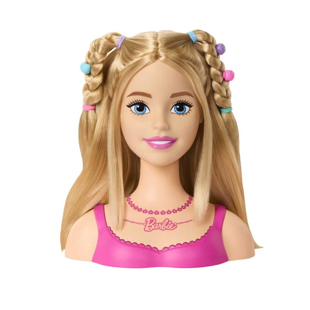 Busto Barbie com acessórios