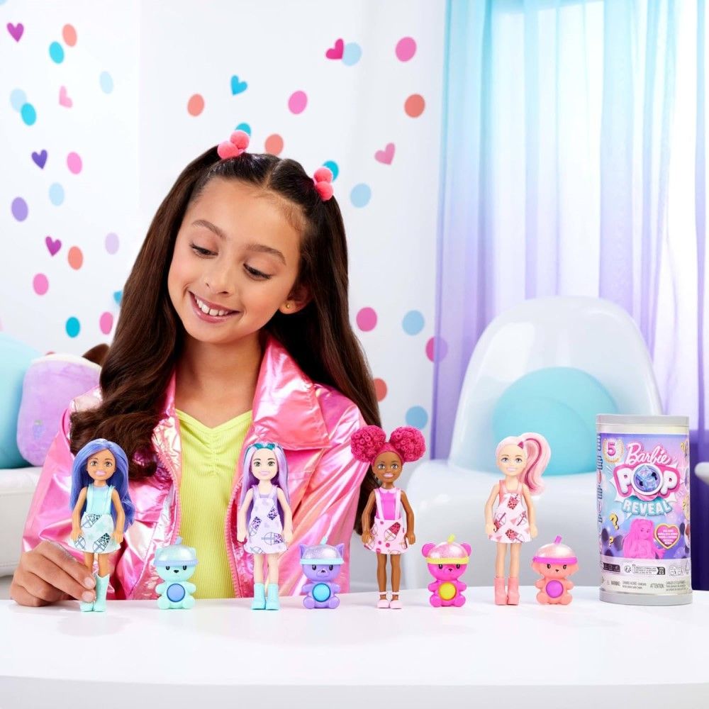 Sortido Barbie Chelsea Pop Boneca com cheiros de chá diferentes