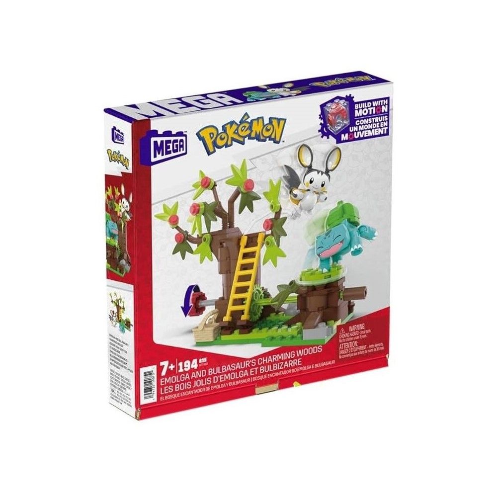 Emolga e Bulbasaur nos Bosques Encantados (194 pcs)