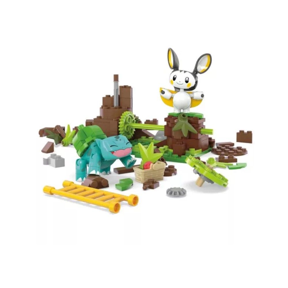 Emolga e Bulbasaur nos Bosques Encantados (194 pcs)