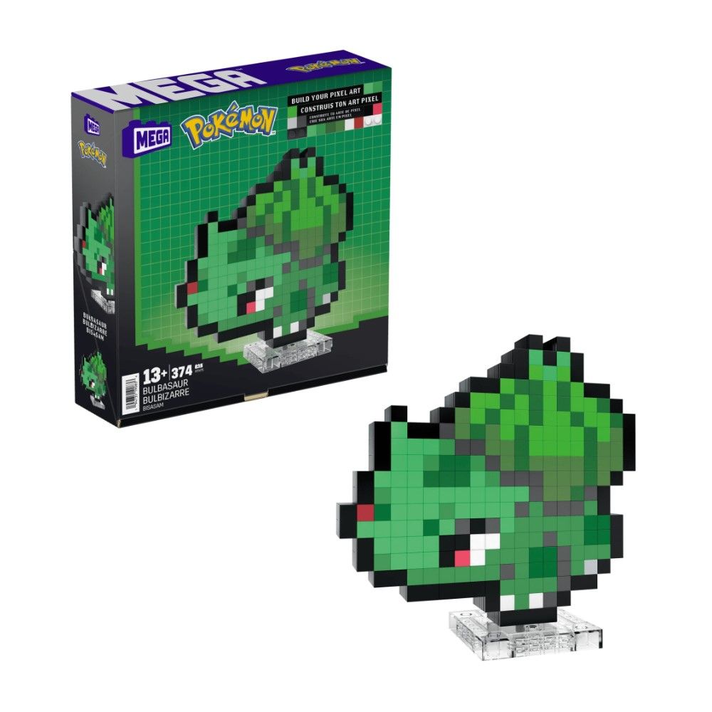 Bulbasaur Pixel Art (374 pcs)
