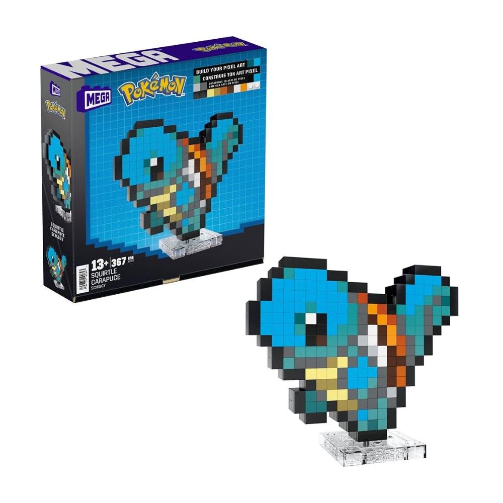 Squirtle Pixel Art (367 pcs)