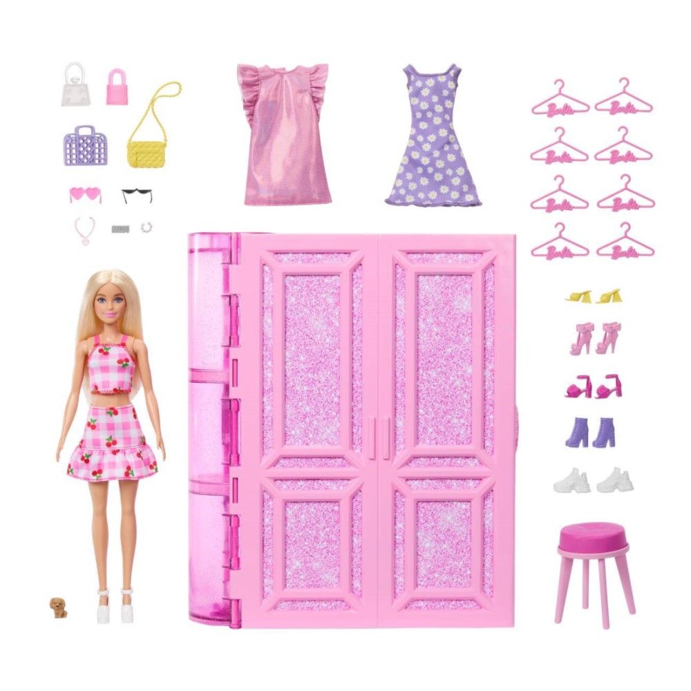 Armário de Sonhos da Barbie com Acessórios