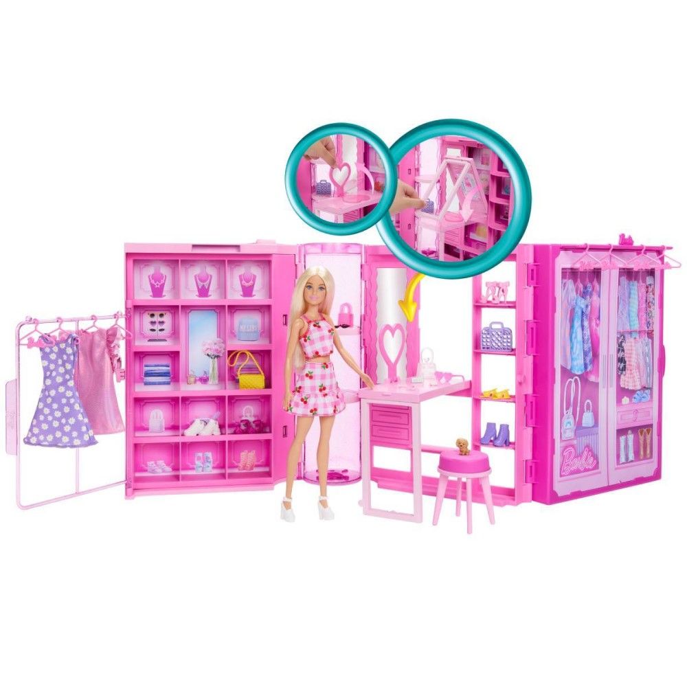 Armário de Sonhos da Barbie com Acessórios