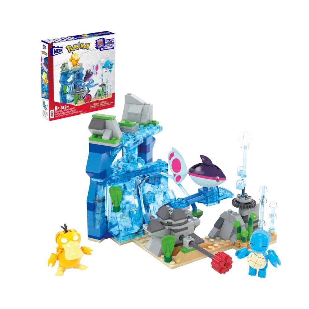 Construção Pokémon Aventura Aquática (319 pcs)