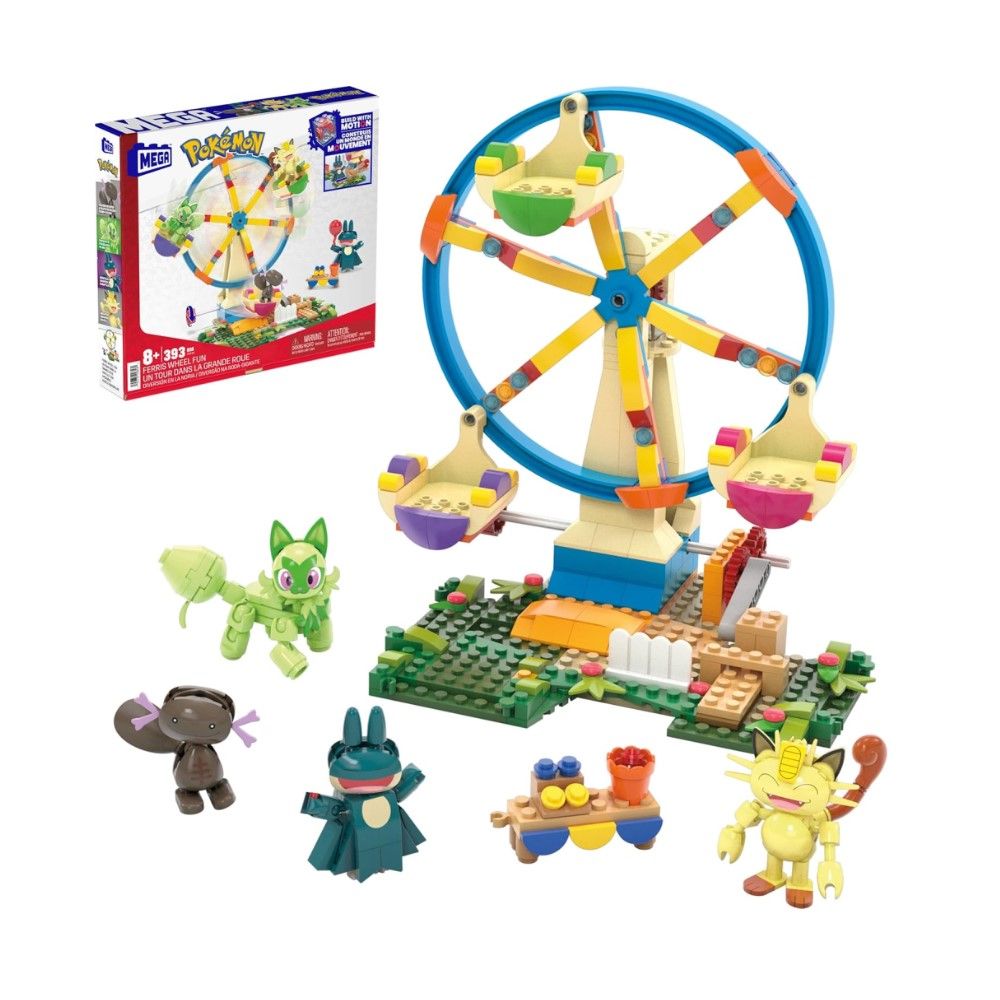 Roda Gigante de blocos Pokémon