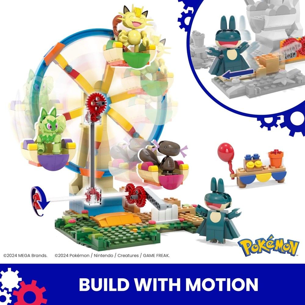 Roda Gigante de blocos Pokémon
