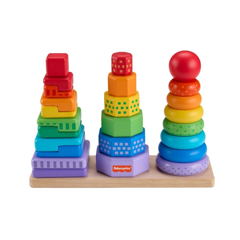 Conjunto de Torre de Blocos Empilháveis