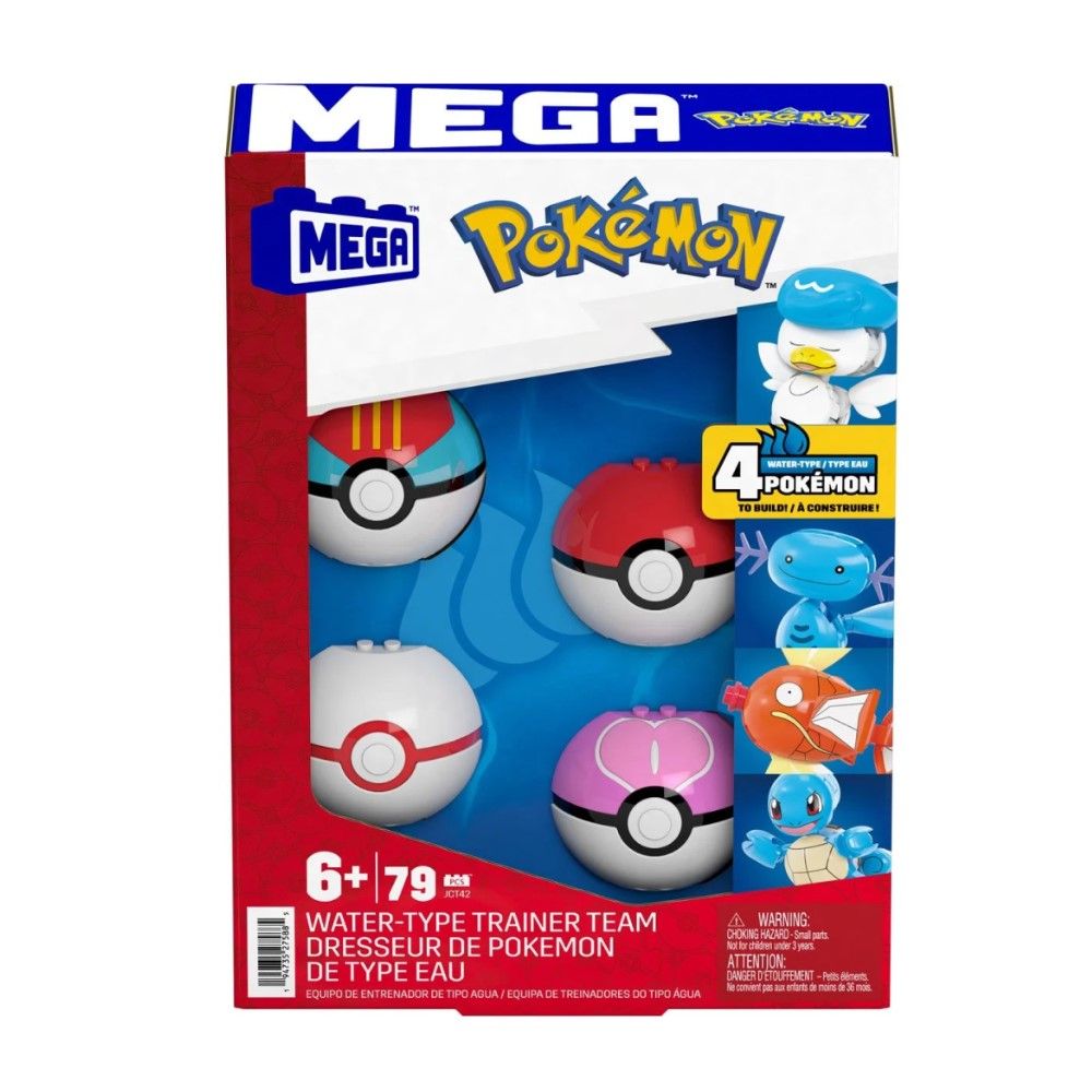 Construção Pokémon de Tipo Água (79 pcs)