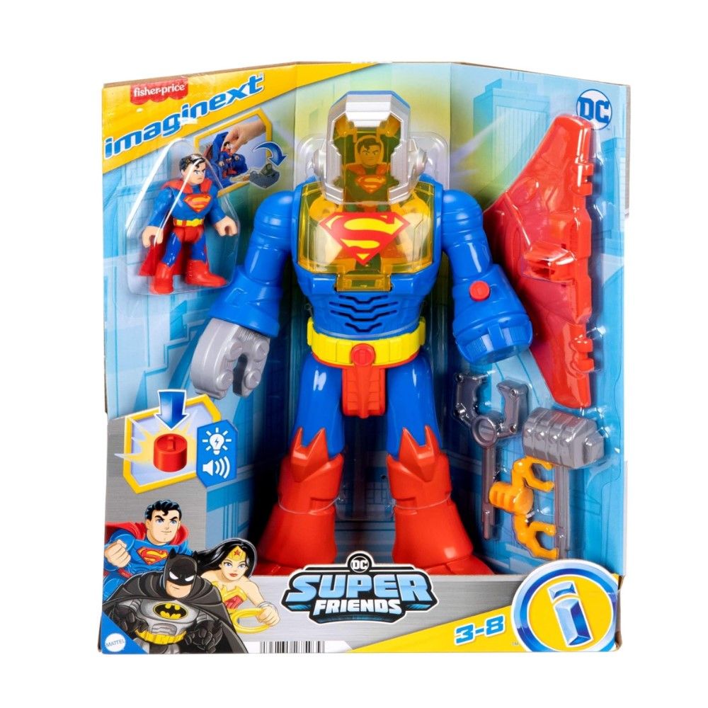 Robô Super Homem com Luz e Sons