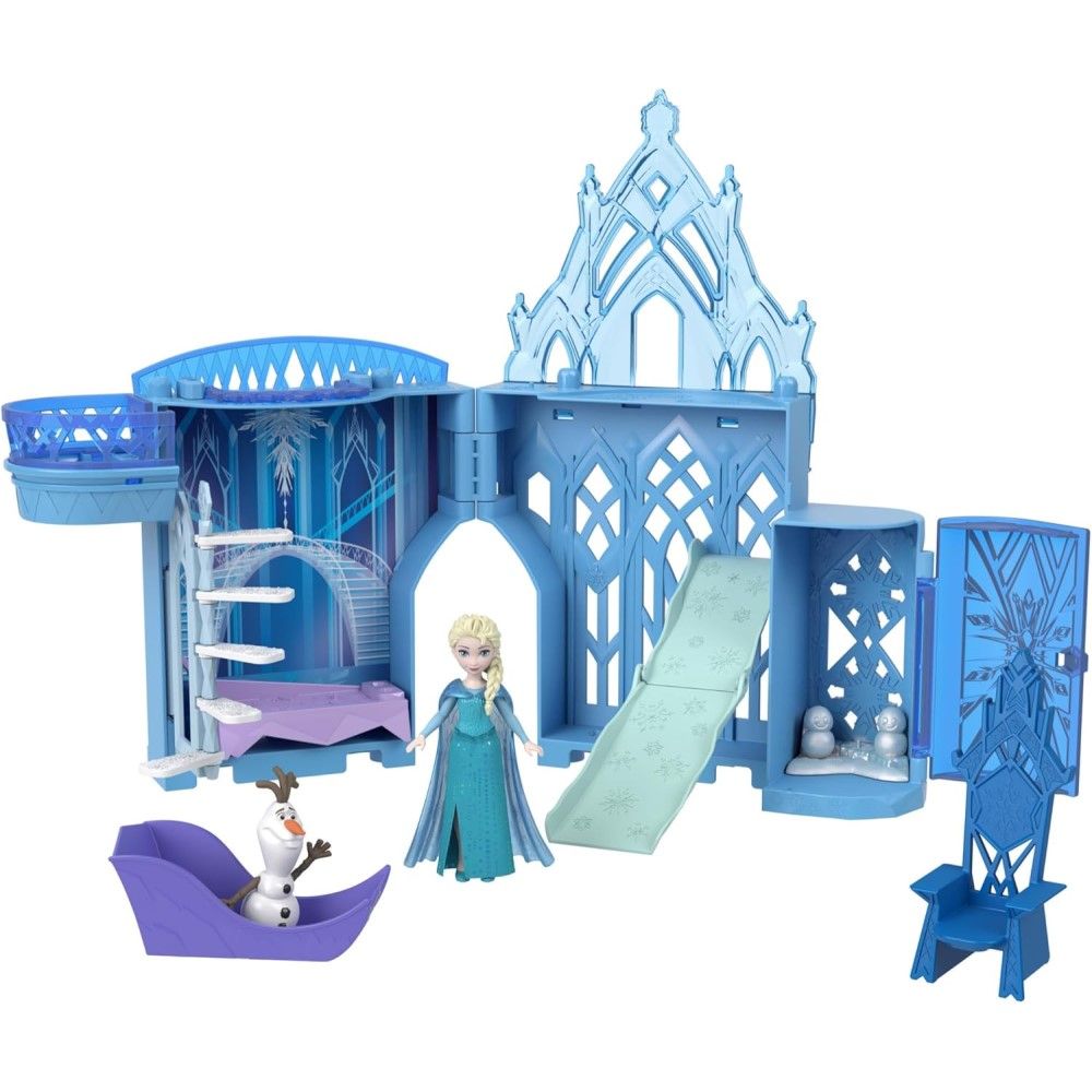 Mini Castelo da Elsa com Mini Boneca