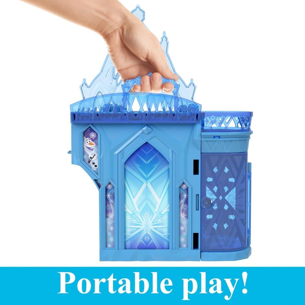 Mini Castelo da Elsa com Mini Boneca