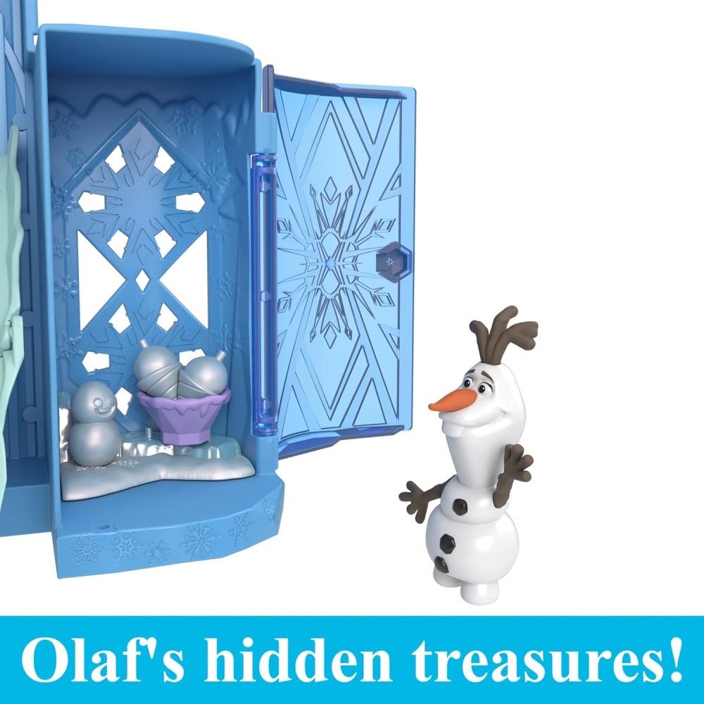 Mini Castelo da Elsa com Mini Boneca