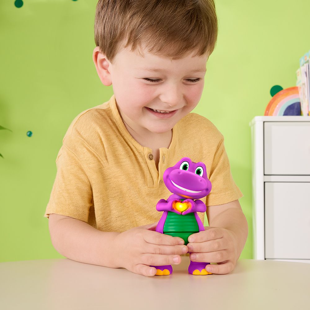 Barney Roxo com Luz e Sons