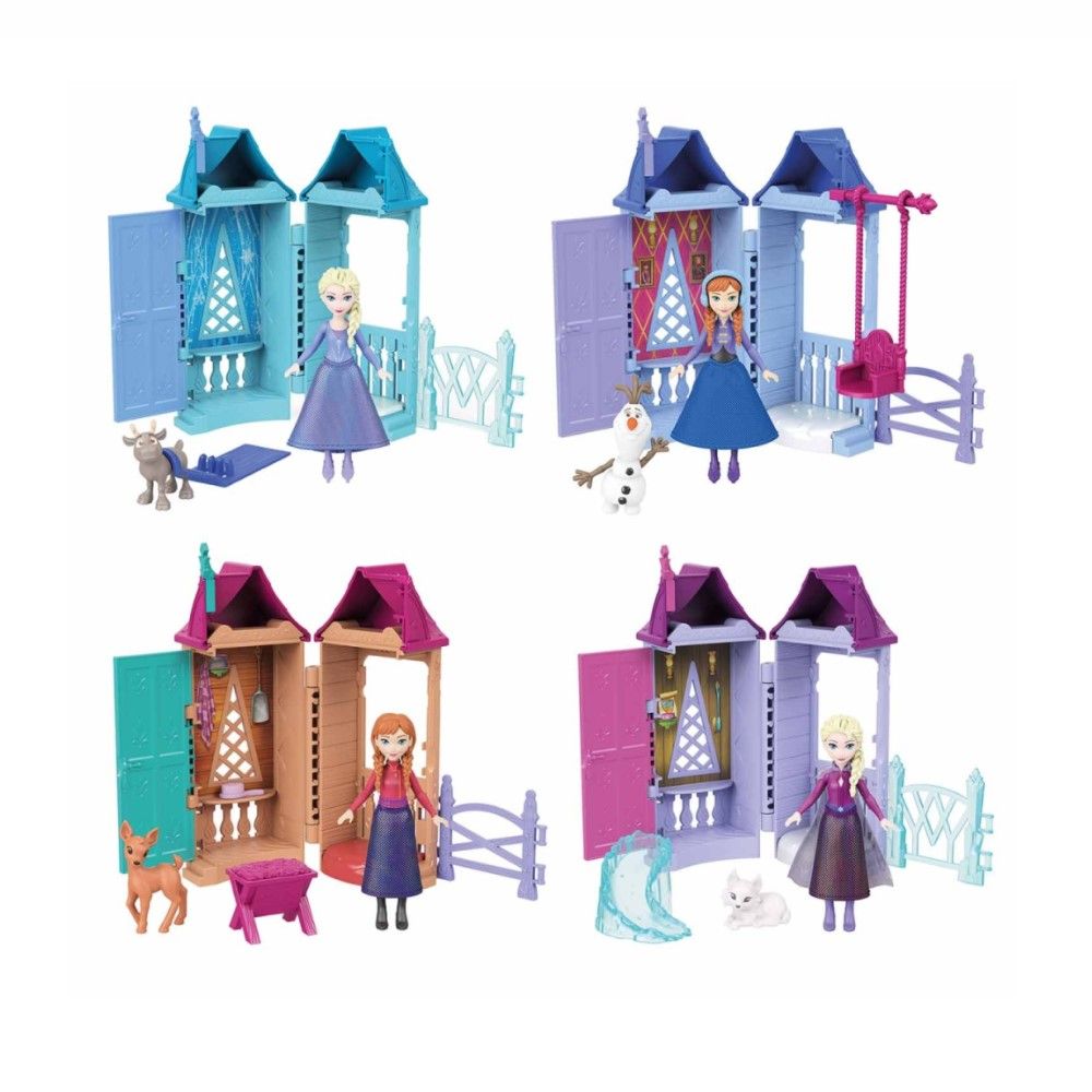 Mini Castelos de Arendelle (inclui Boneca mini + amigo + acessórios)