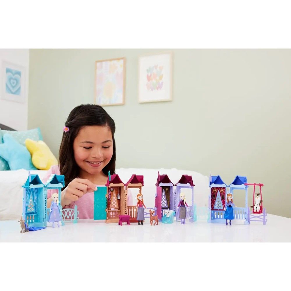 Mini Castelos de Arendelle (inclui Boneca mini + amigo + acessórios)