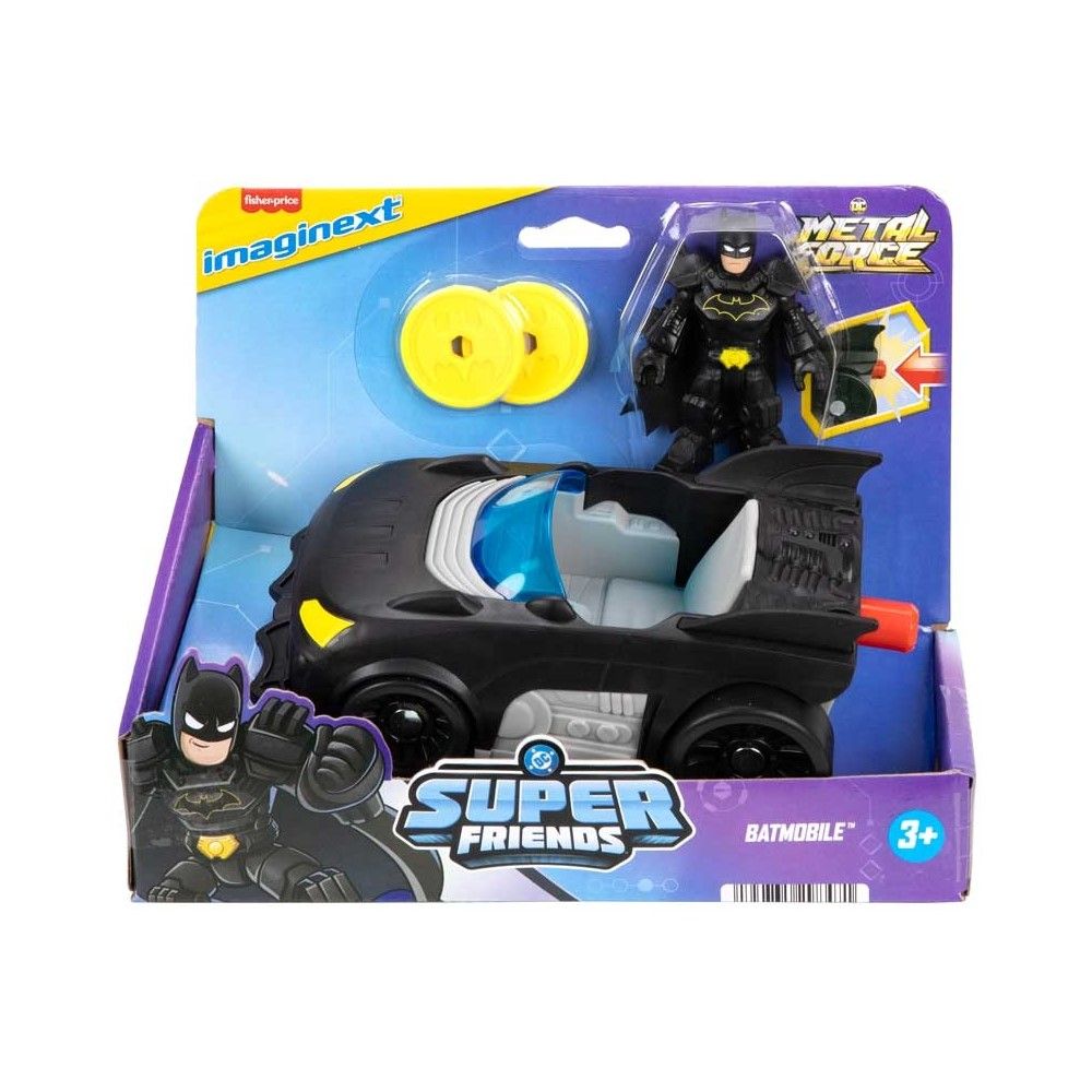 Sortido de Veículo com Figura DC Super Friends