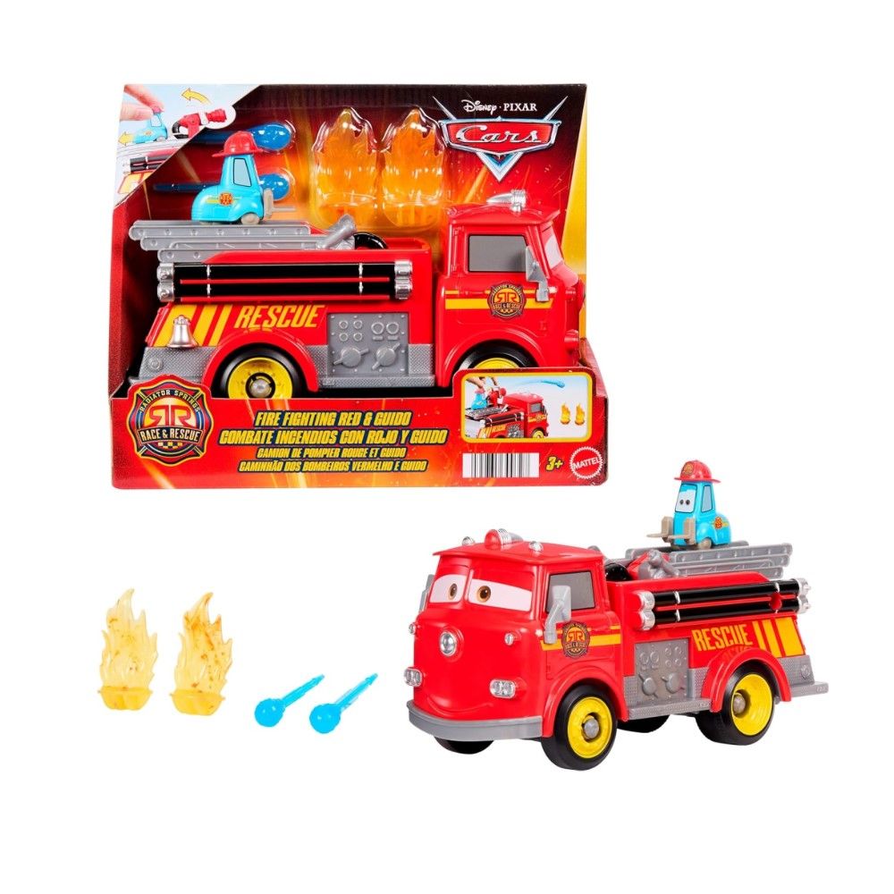Camião dos Bombeiros de Radiador Springs com acessórios