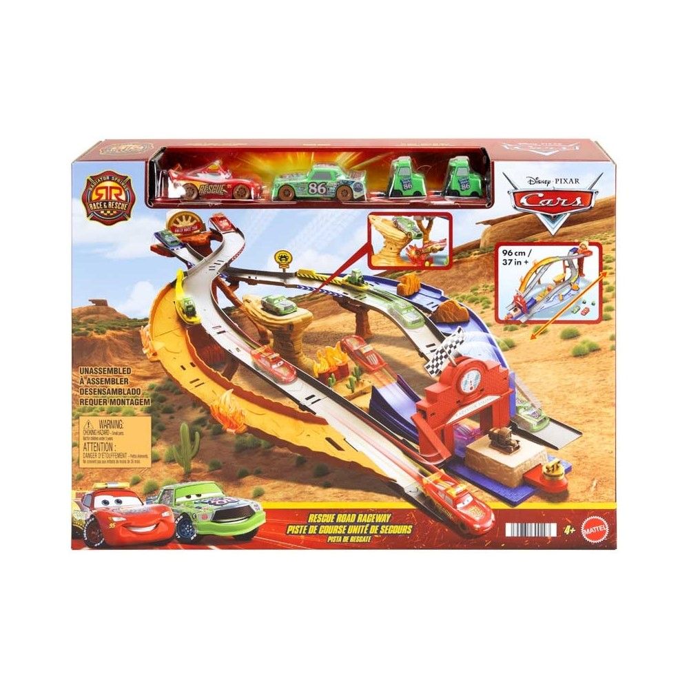 Playset Corrida Radiador Springs com Armadilhas