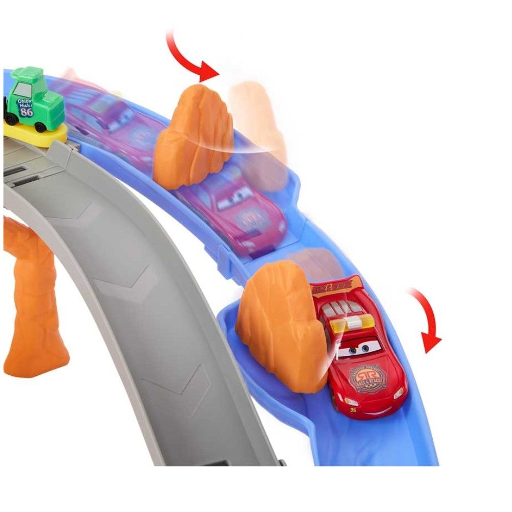 Playset Corrida Radiador Springs com Armadilhas