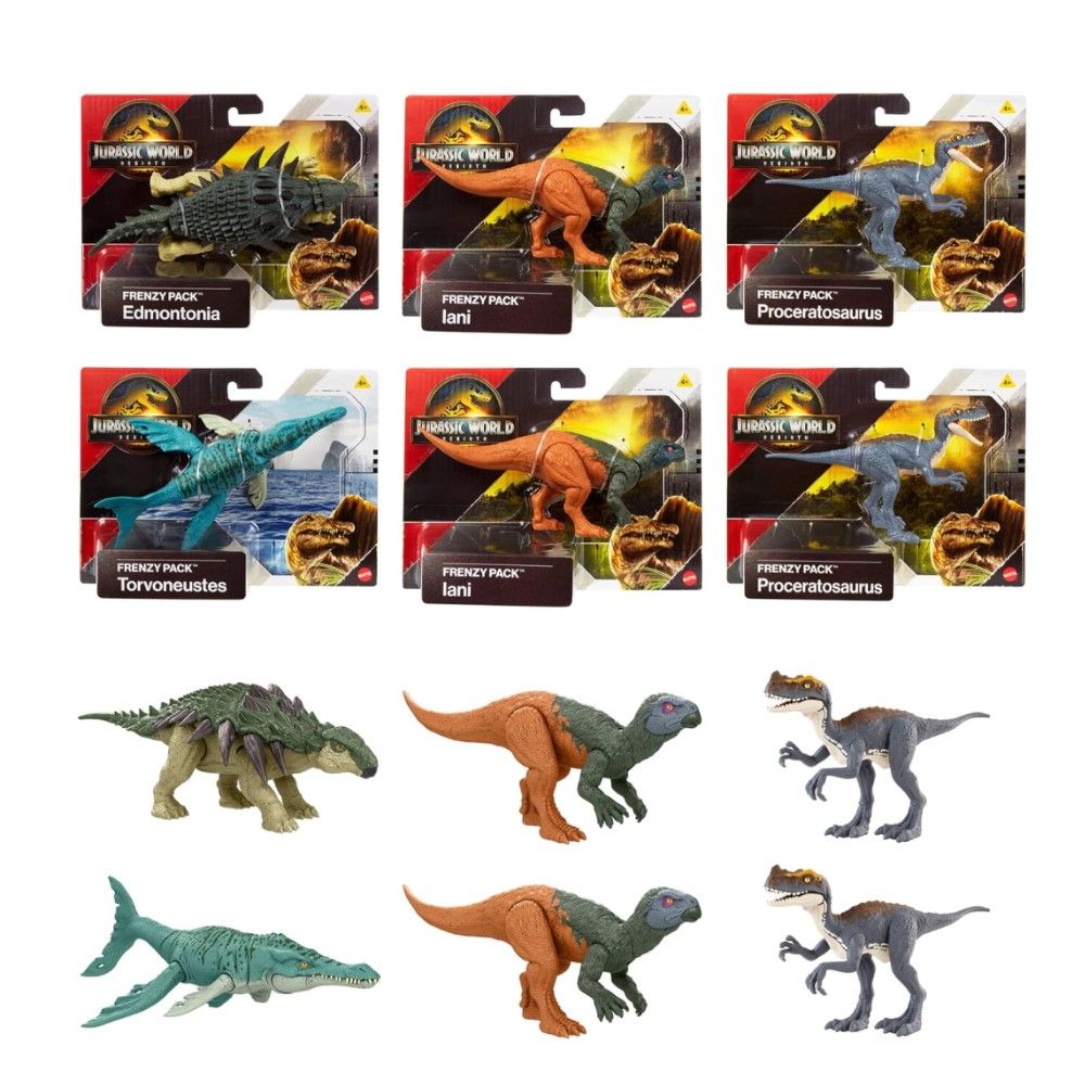 Sortido Dinossauros Articulados Frenzy Pack