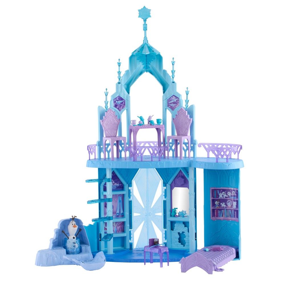 Castelo da Elsa de Gelo com Olaf