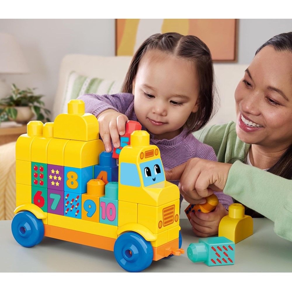 Mega Autocarro com números (45 pcs)